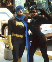Batgirl and Catwoman