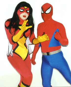 Spiderwoman and Spiderman